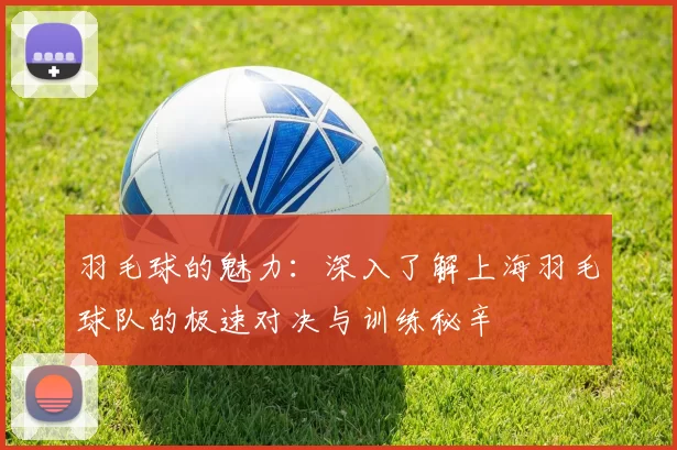 羽毛球的魅力：深入了解上海羽毛球队的极速对决与训练秘辛